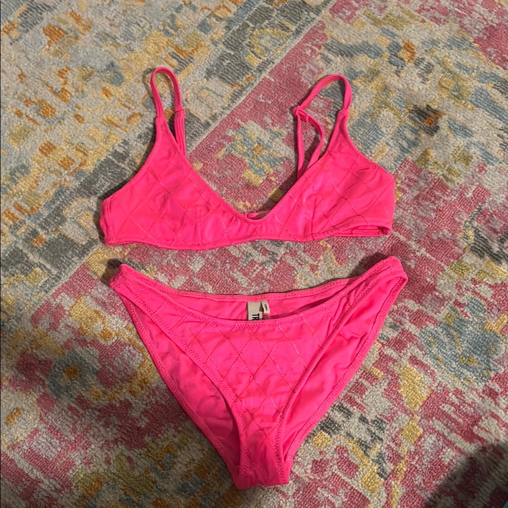 Triangl Swimwear Hot Pink Bikini